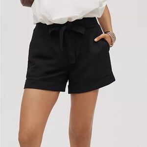 Anthropologie Sanctuary Black Belted Shorts